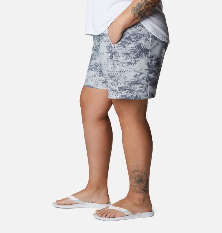 Women's Columbia PFG Tidal II Shorts Camo | Plus Size CA-AA138